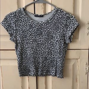 Brandy Melville cheetah t-shirt